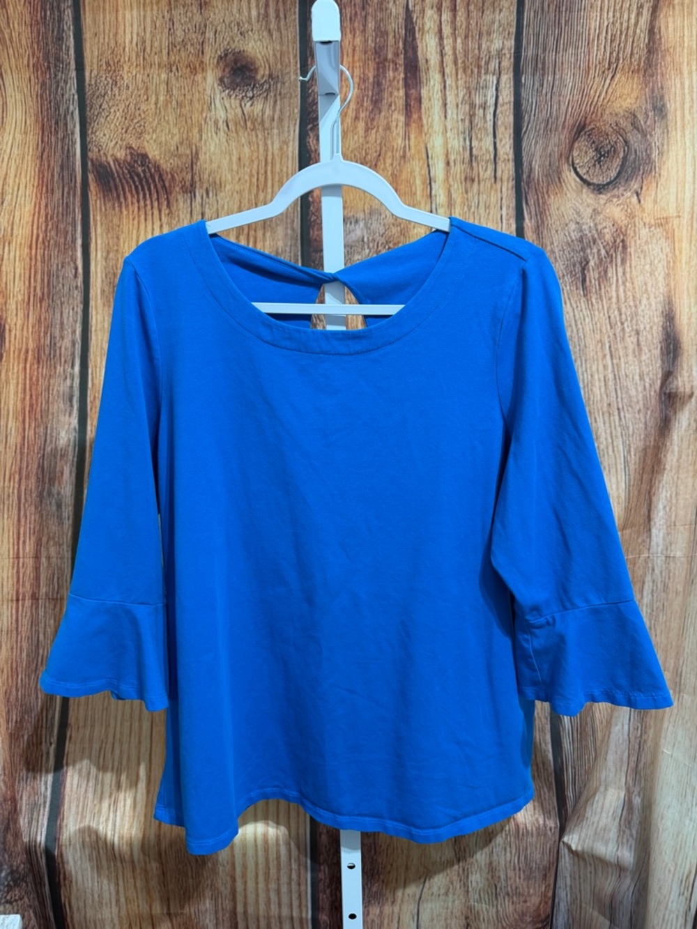 🚨(5/$10) Kim Rogers 3/4 Bell Sleeve Blouse Size XL